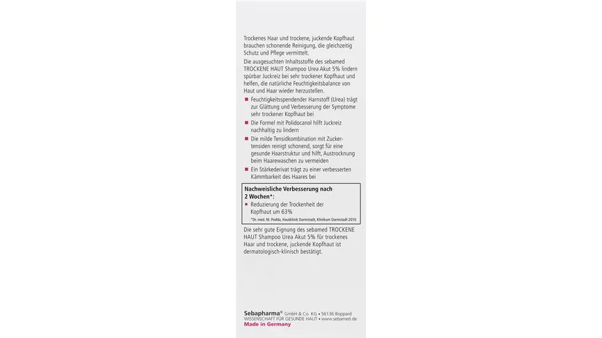 Sebamed Trockene Haut Urea 5% Shampoo 200 ml