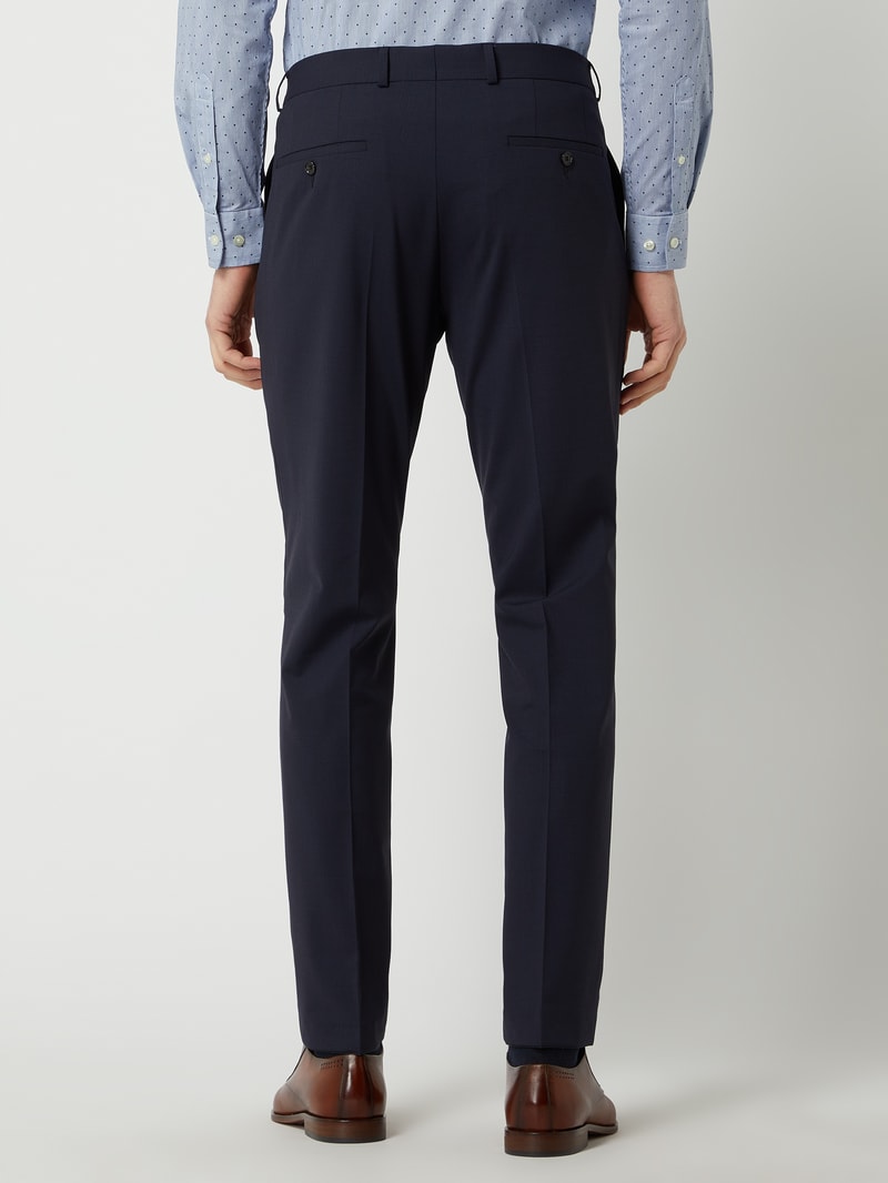 Anzughose mit Stretch-Anteil in marineblau