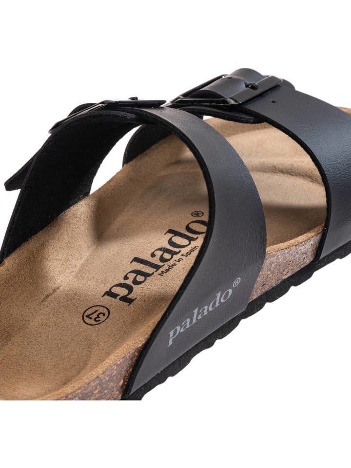palado Pantoletten in Schwarz Matt günstig kaufen