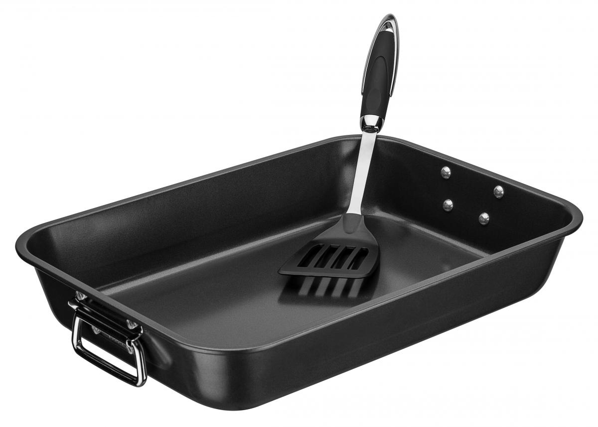 GSW Brat- und Auflaufform 40 x 28,5cm mit Pfannenwender