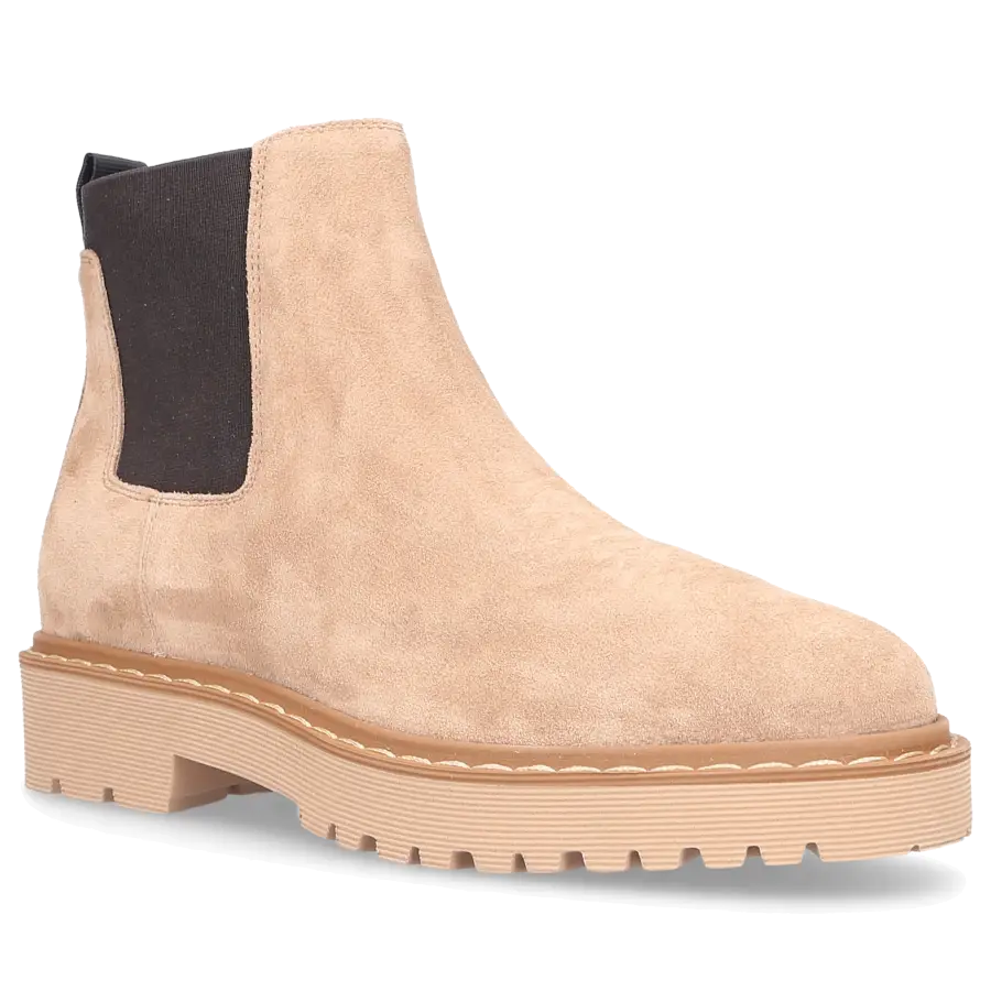 Hogan - Chelsea Boots H543 Kalbsleder - beige