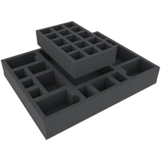 Feldherr 55 mm Full-Size Schaumstoff mit 16 Fächern und kostenlosem Einsatz