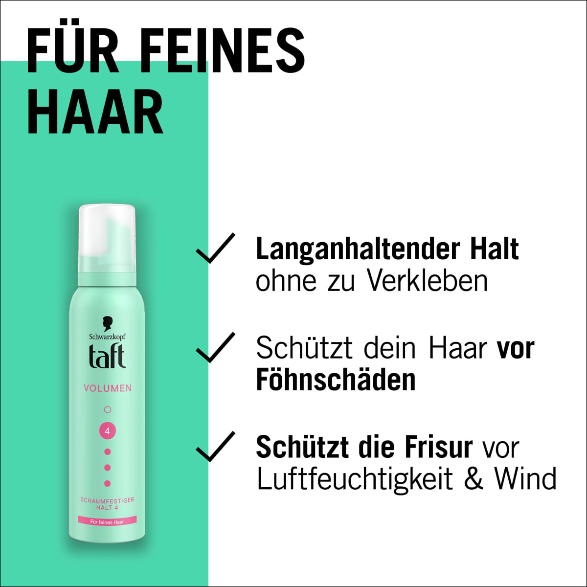 Schaumfestiger Volumen, für feines Haar, 150 ml