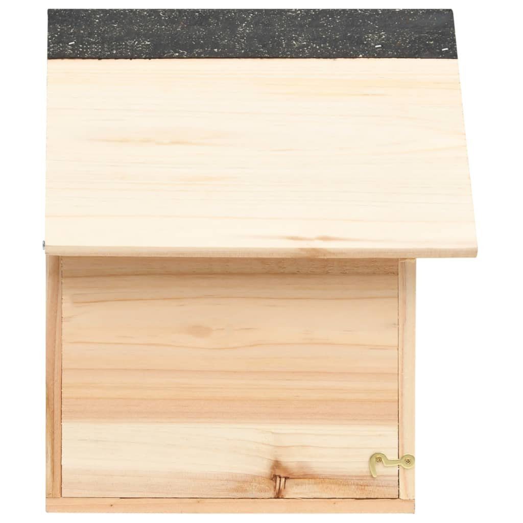 vidaXL Vogelhaus Eichhörnchenhaus Tanne Massivholz 26x25x29 cm Holz