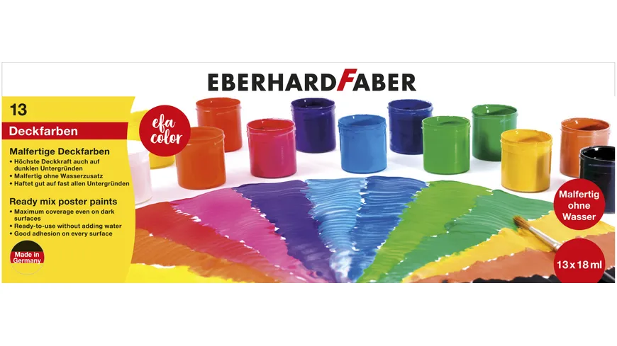 EBERHARD FABER  COLOR Malfertige Deckfarben 234 ml