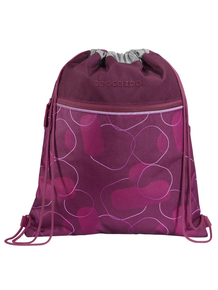 Coocazoo Schulrucksack-Set „Berry Bubbles“, 3-teilig in Beere günstig kaufen onesize