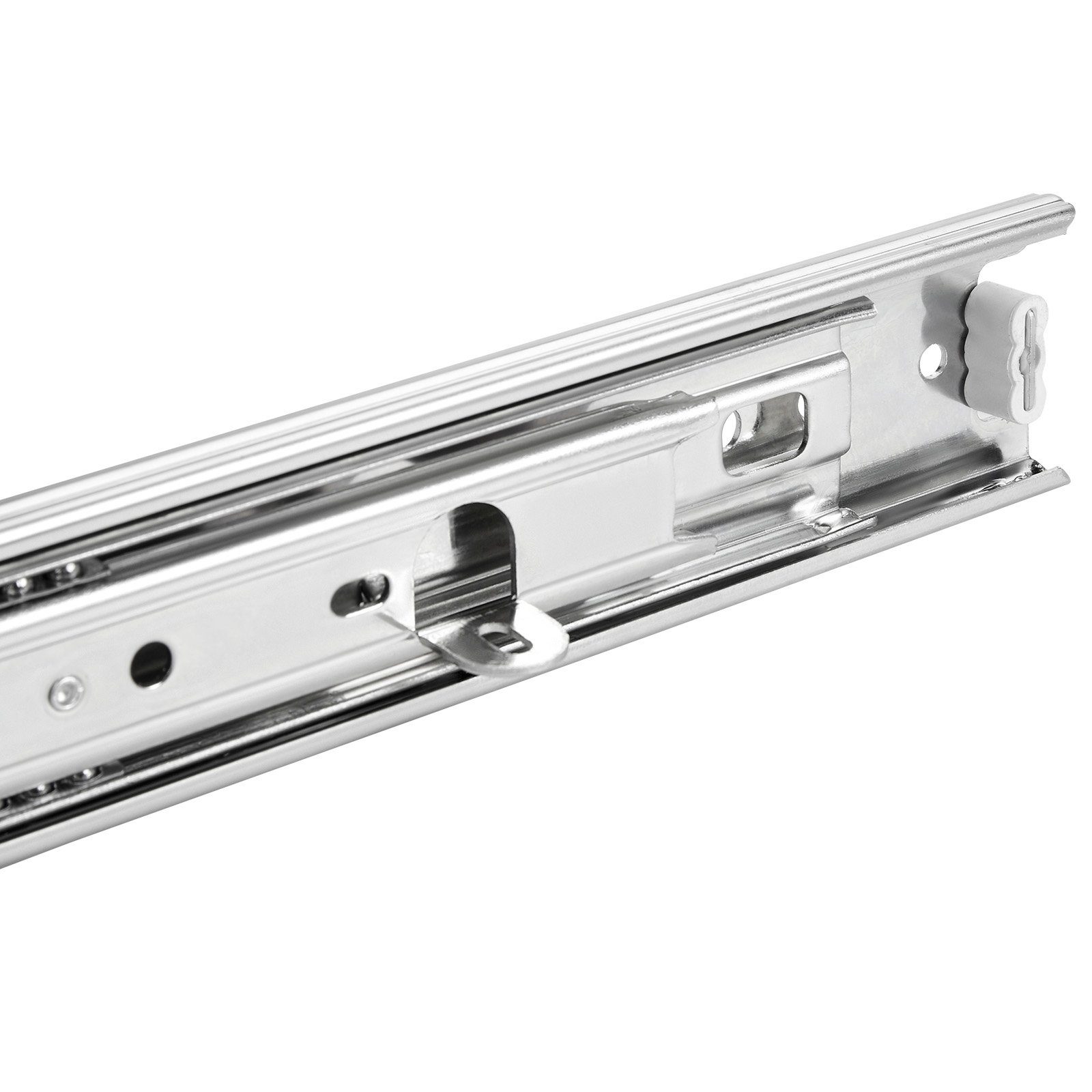 SO-TECH® Auszug Vollauszug kugelgelagert belastbar bis 45 kg Längen 250 - 750 mm, mit Auflagewinkeln Auflagelaschen KV4-45-H45-NF
