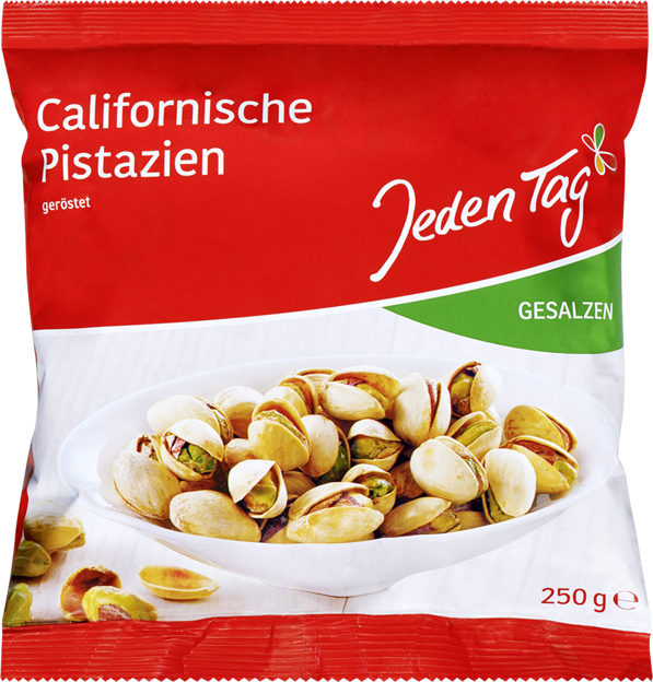 Jeden Tag Californische Pistazien geröstet & gesalzen