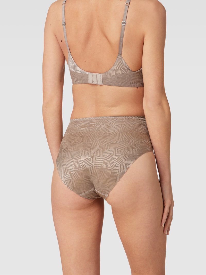 Slip mit Strukturmuster Modell 'SOFT Shaping' in beige