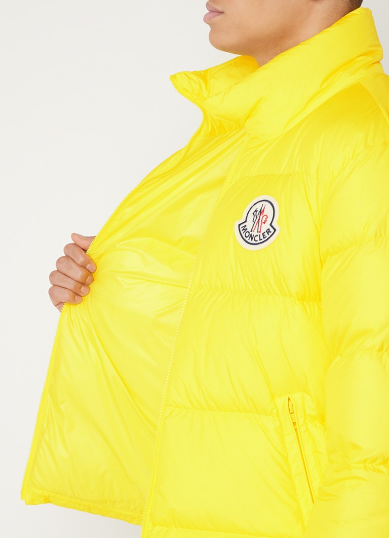Puhasta jakna Moncler Citala s puhovim polnilom in logotipom