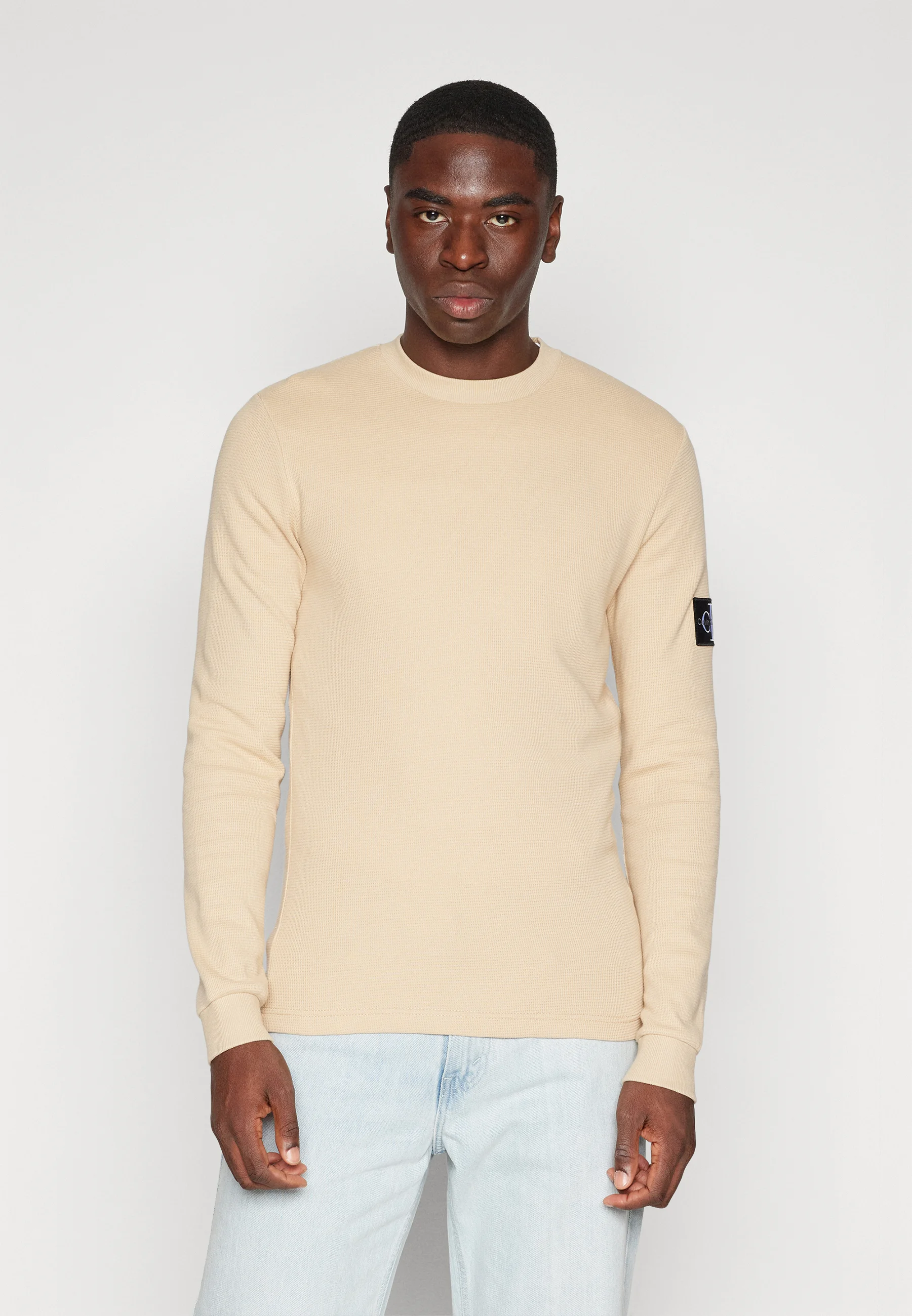 Calvin Klein Jeans BADGE WAFFLE - Suéter