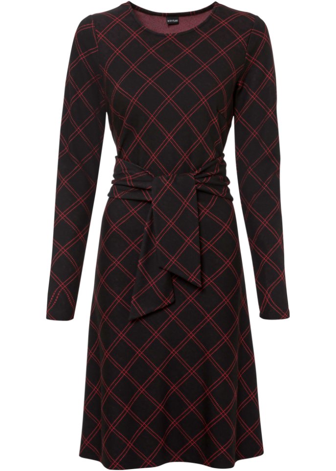 Kleid mit Bindegürtel
