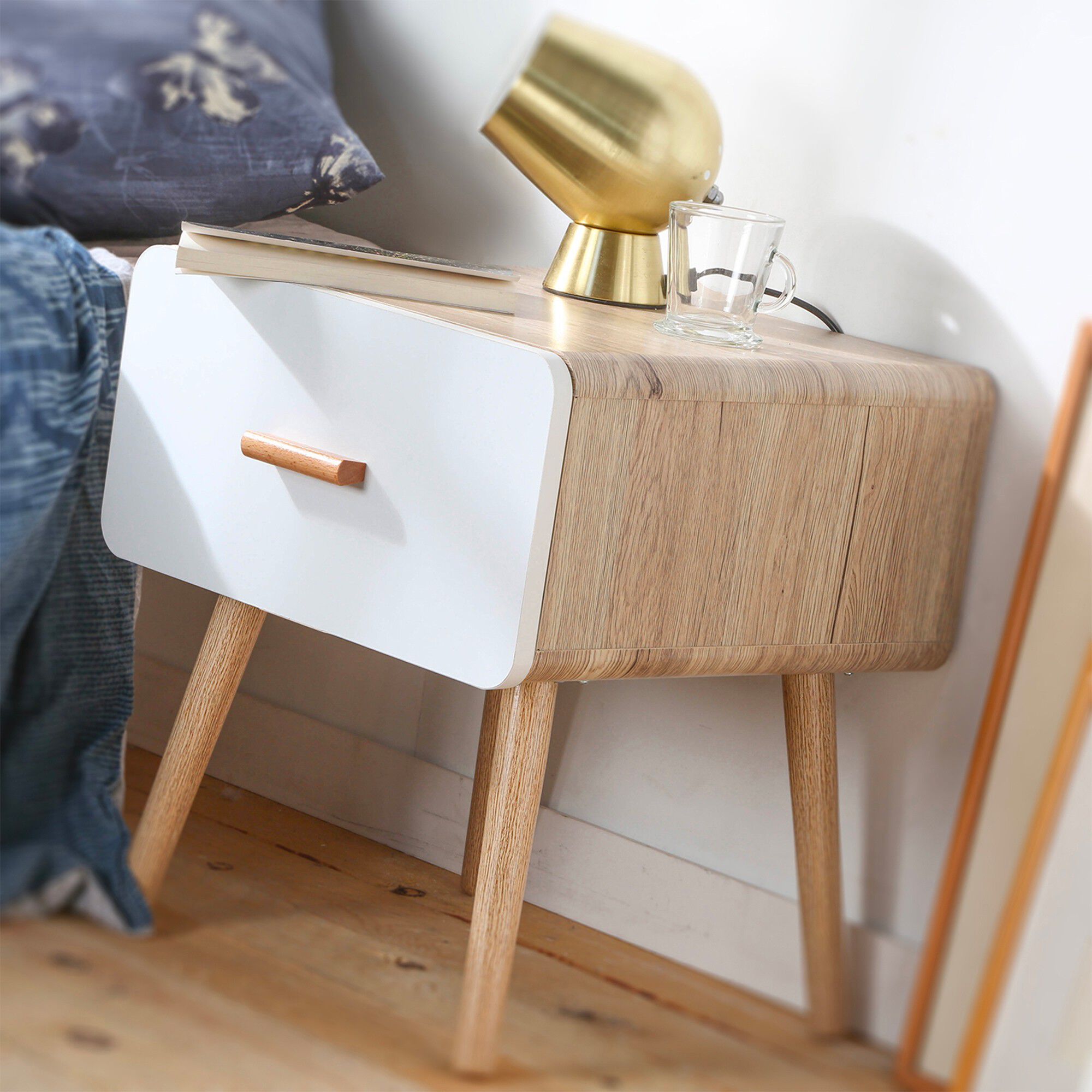 Table de chevet YOLTY 2 tiroir