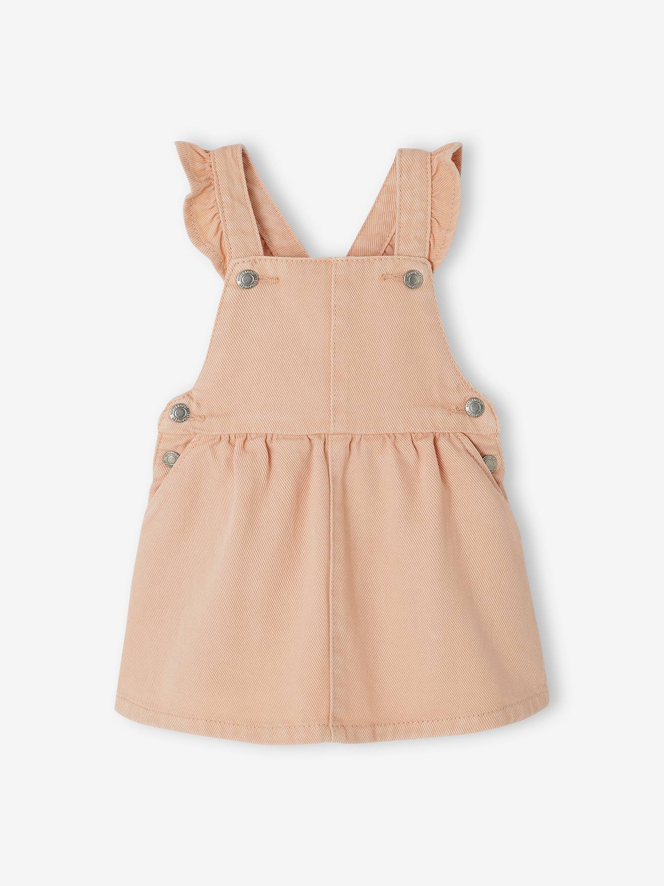 Vertbaudet Baby Latzkleid Oeko-Tex - rosa