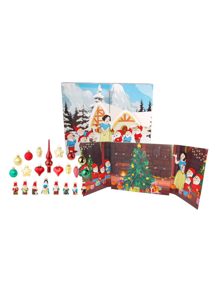 Krebs Glas Lauscha 24er-Set: Adventskalender in Bunt günstig kaufen 400-mm