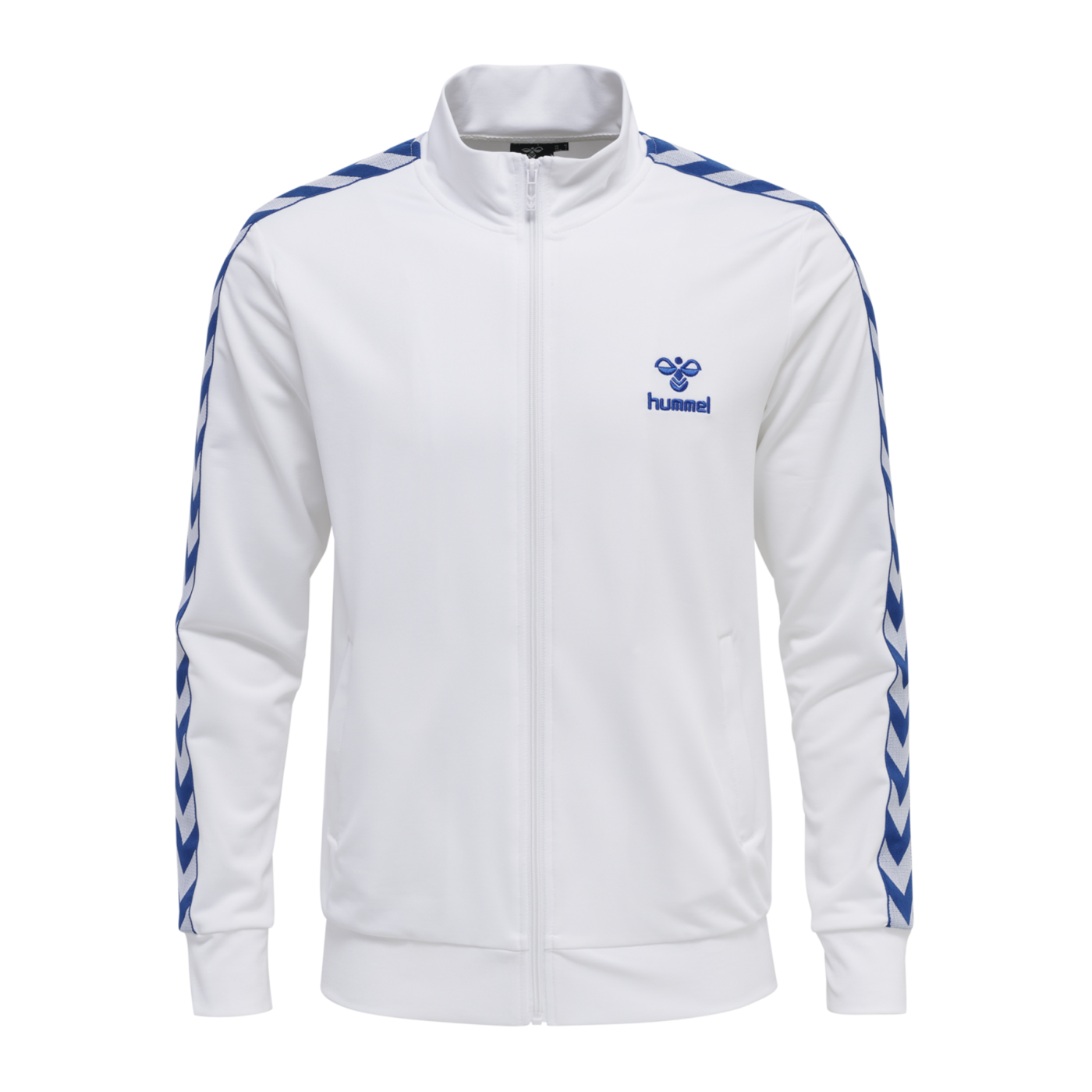 Hummel hmlNATHAN Trainingsjacke Weiss Blau F9368