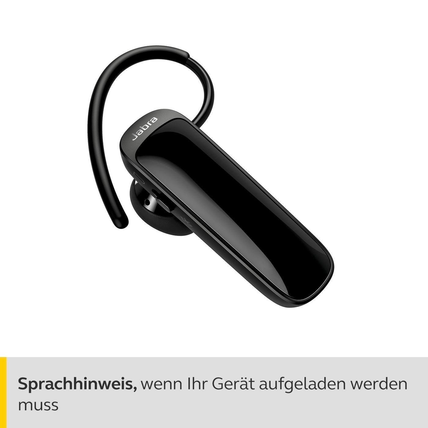 Jabra Talk 25 SE Wireless-Headset (Bluetooth, Bluetooth, Kabellos, HD-Qualität, Omnidirektionales Mikrofon, Bis zu 9 Stunden Gesprächszeit)