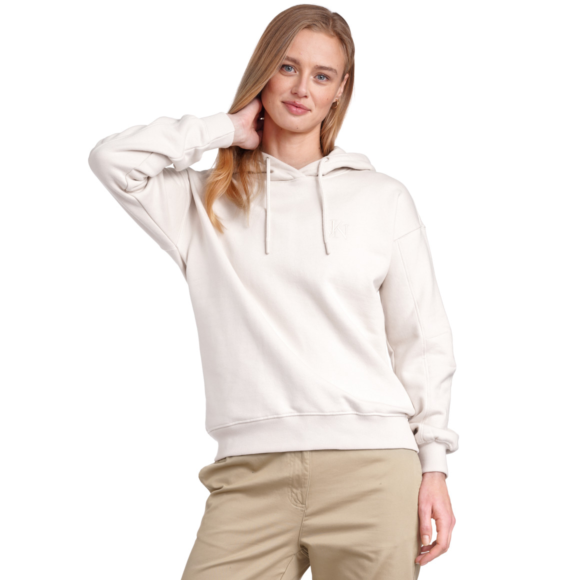 Damen Hoodie mit Stickerei