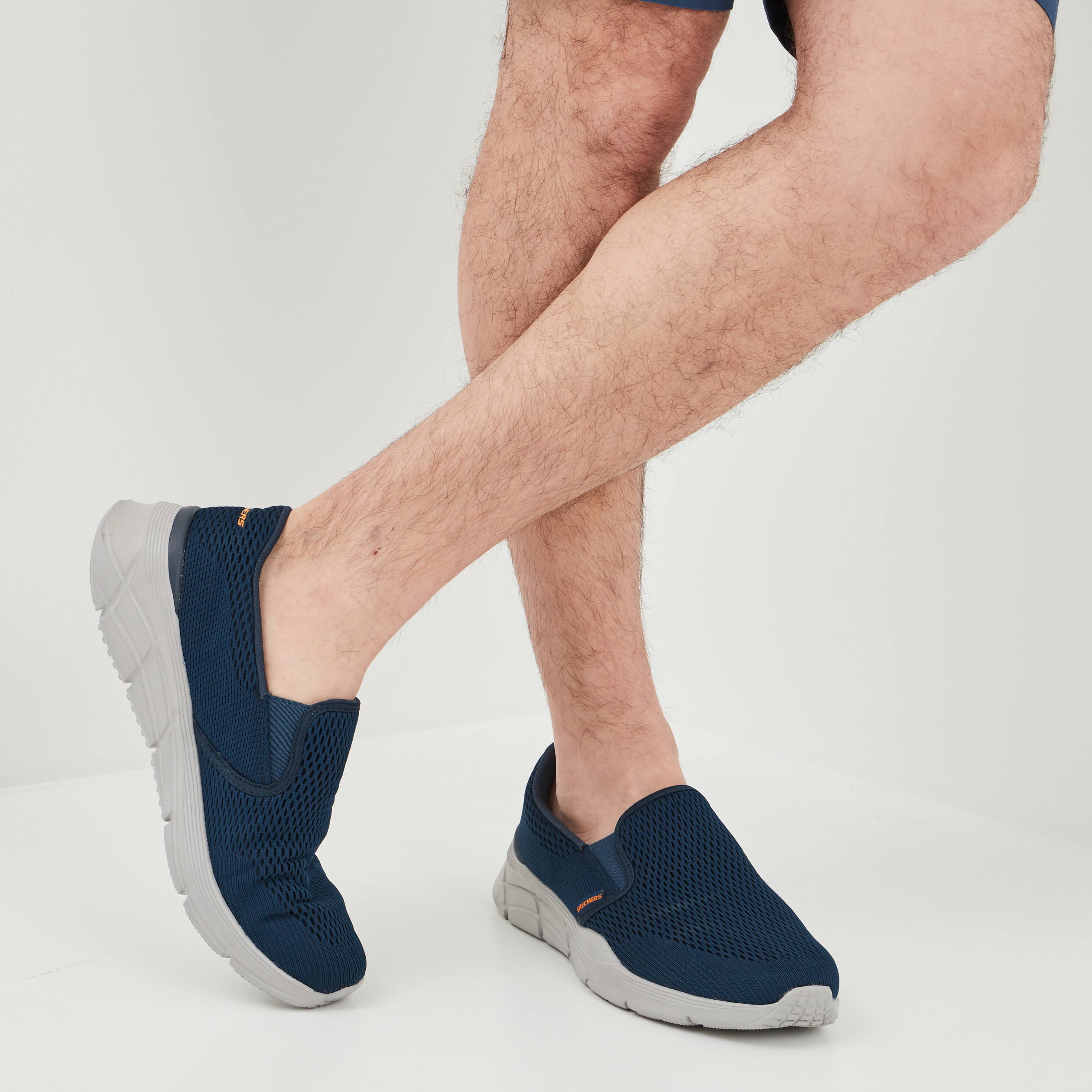 Baskets running Skechers Equalizer bleu marine homme | La Halle