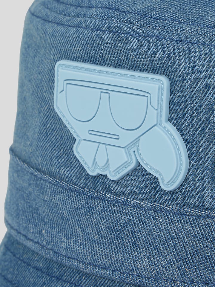 Karl Lagerfeld Fischerhut in Blau günstig kaufen onesize