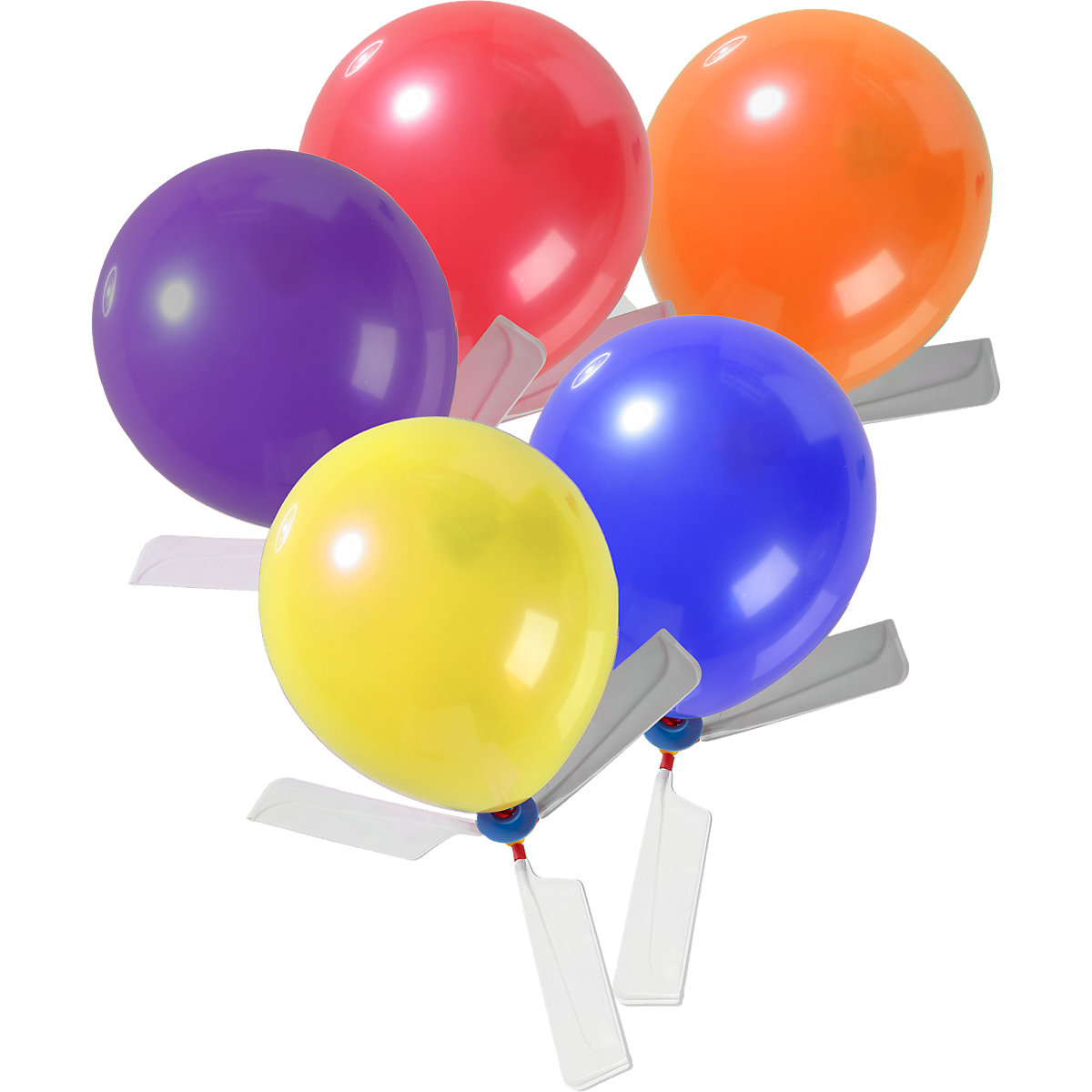 Ballon-Helikopter, 5 Stück