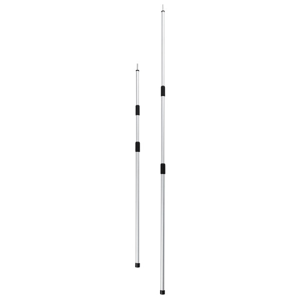 BASICNATURE AUFSTELLSTANGEN, ALU, TELESKOP 100-240 CM - Zeltzubehör