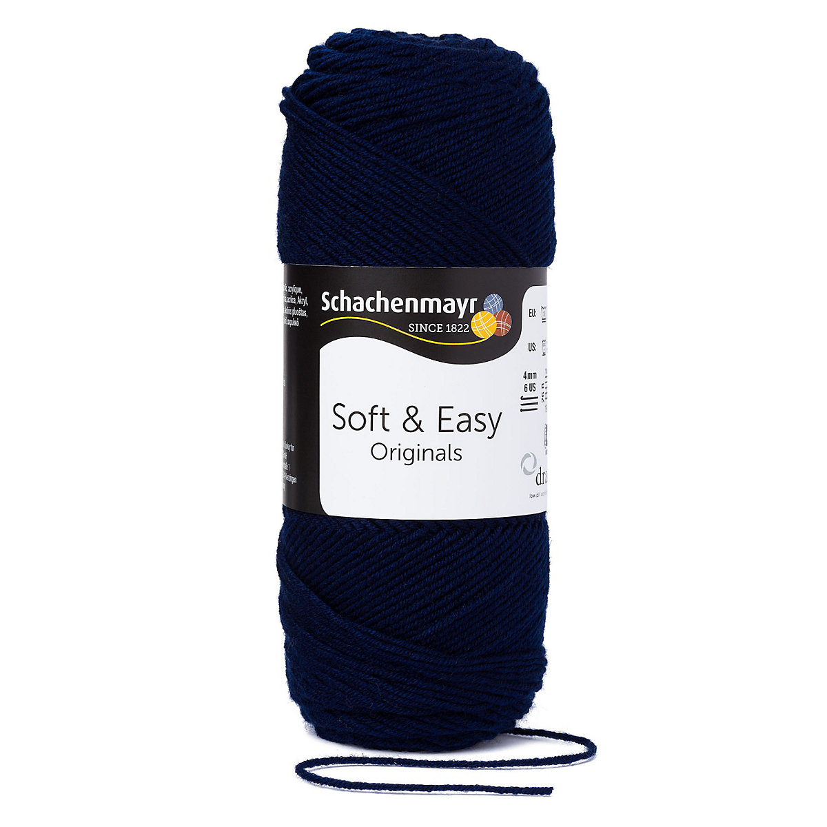 Handstrickgarne Soft & Easy, 100g Marine