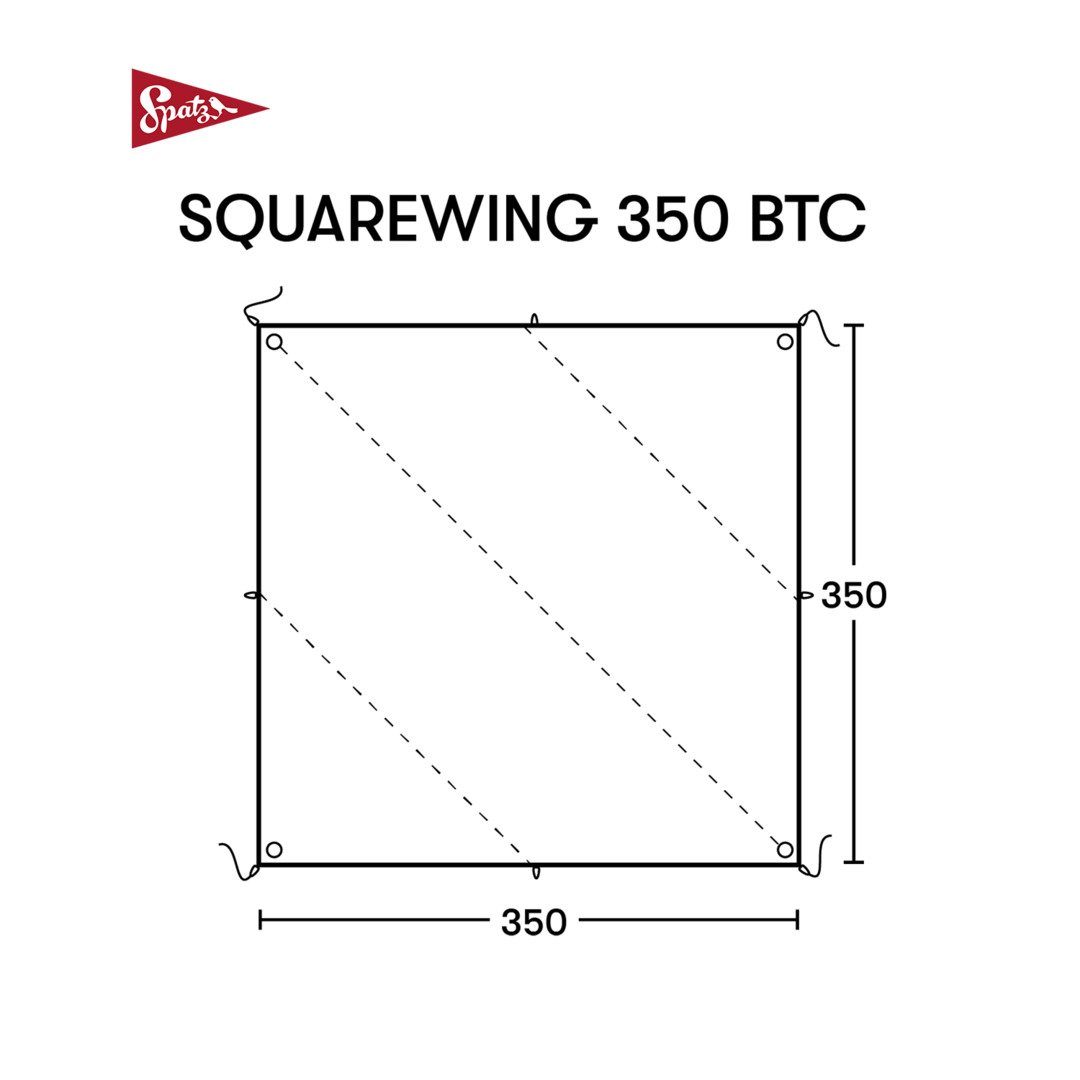 Spatz Tarp-Zelt Spatz Squarewing 350 BTC Tarp