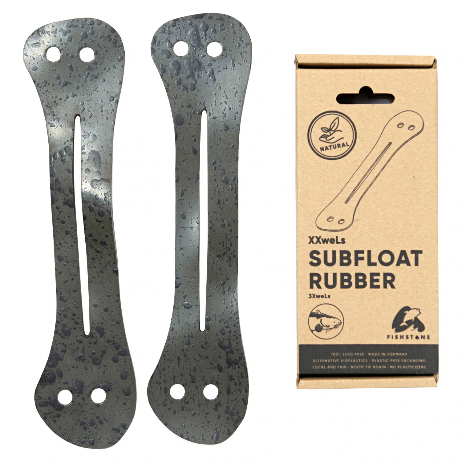FISHSTONE Welsmontage 3XweLs Rubber (Einzelteil - sandy)