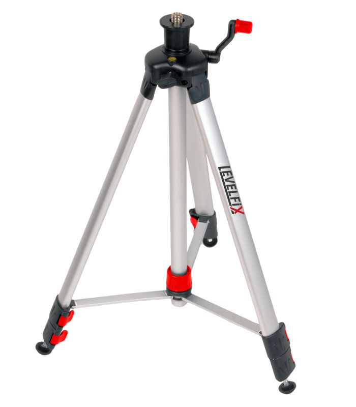Juego de láser de línea cruzada roja Levelfix 556220 CL202R + trípode
