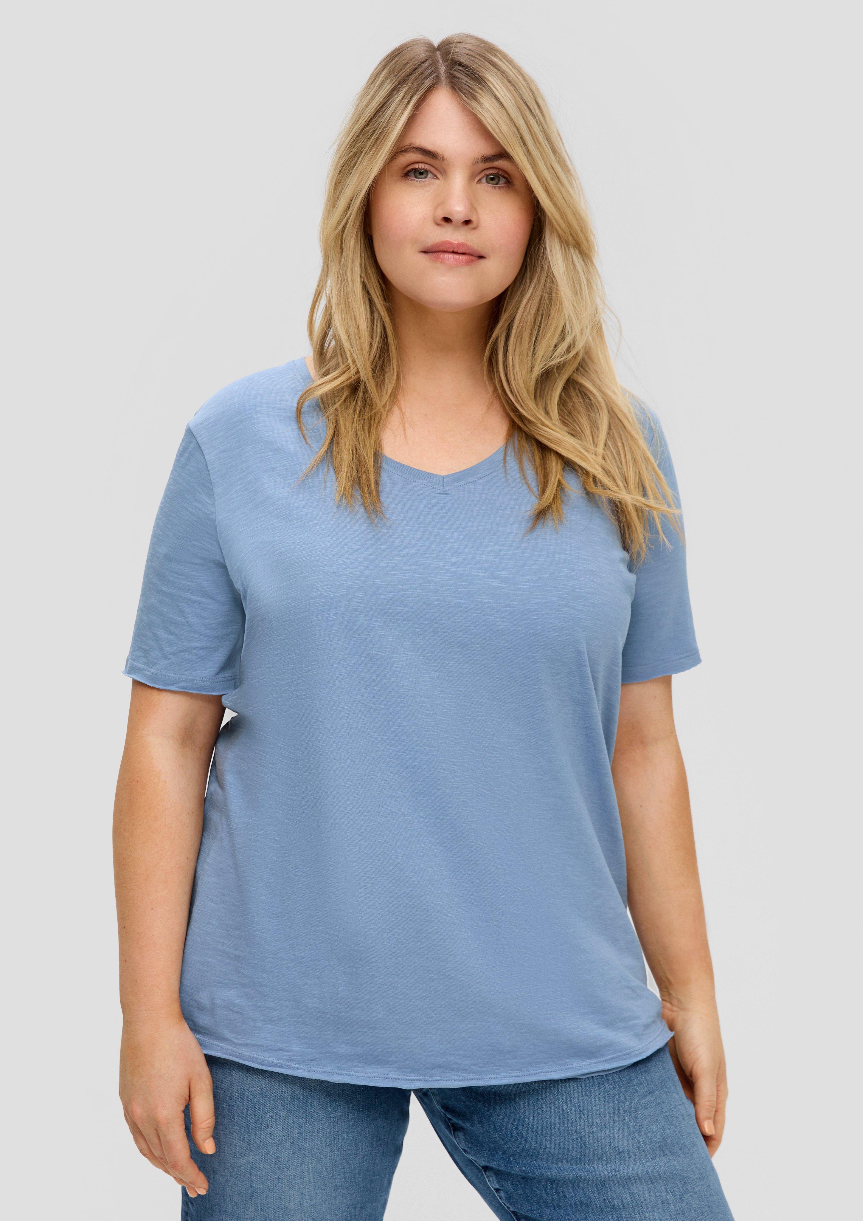 T-Shirt mit V-Ausschnitt  2151514-5271