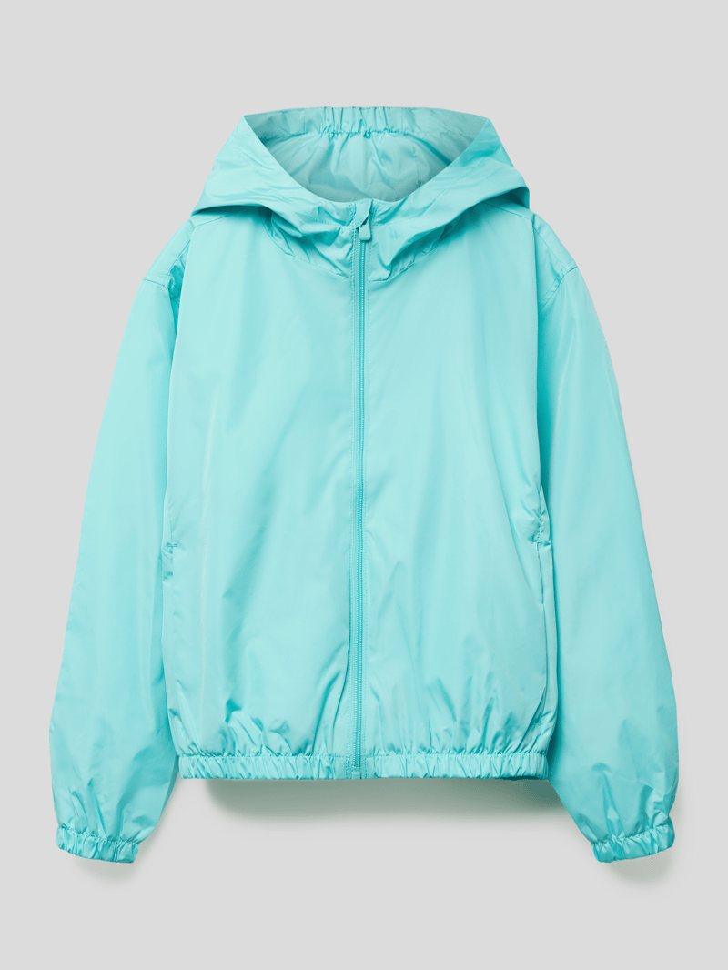 Jacke mit Kapuze in mint