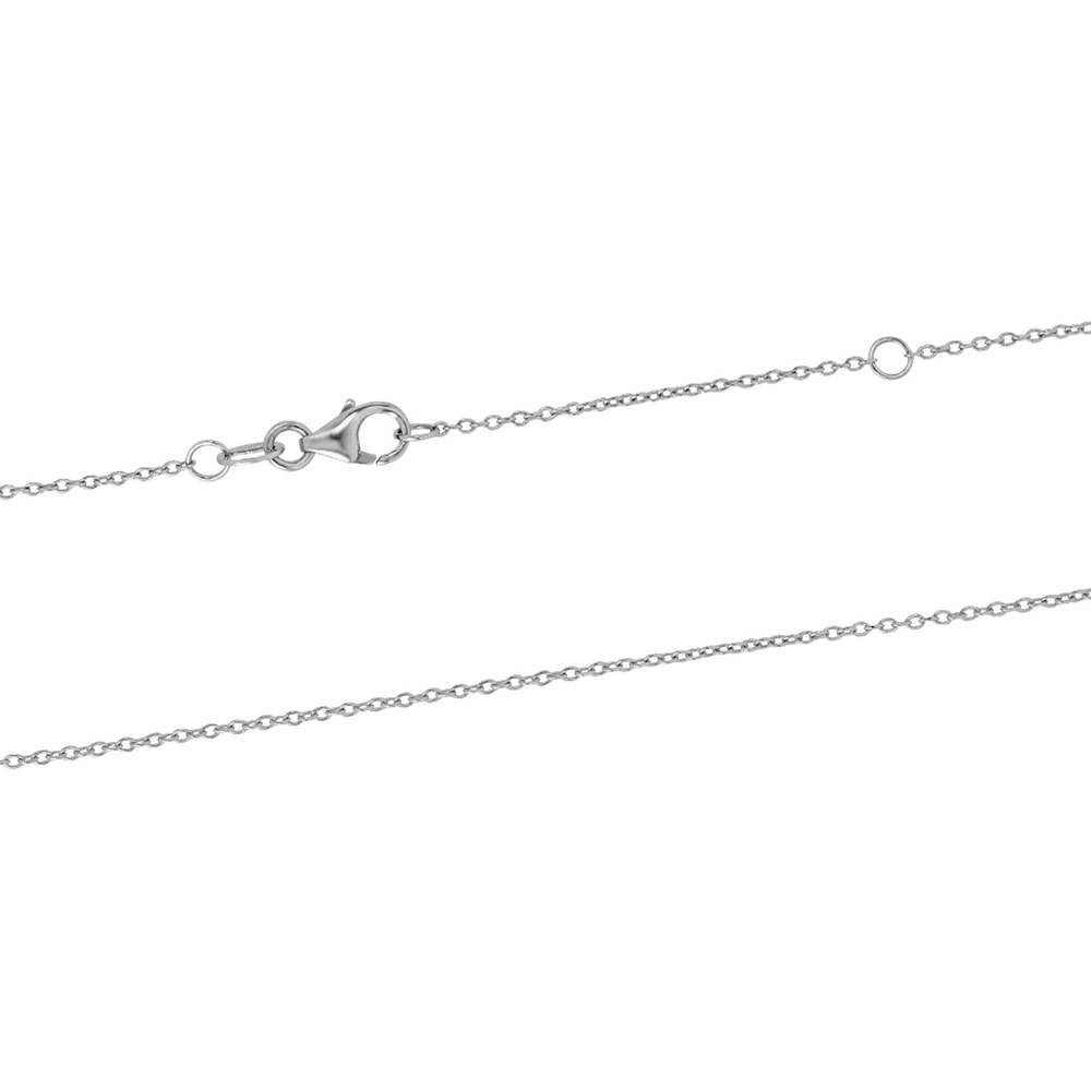 Valeria Chaînette 375 Or blanc collier
