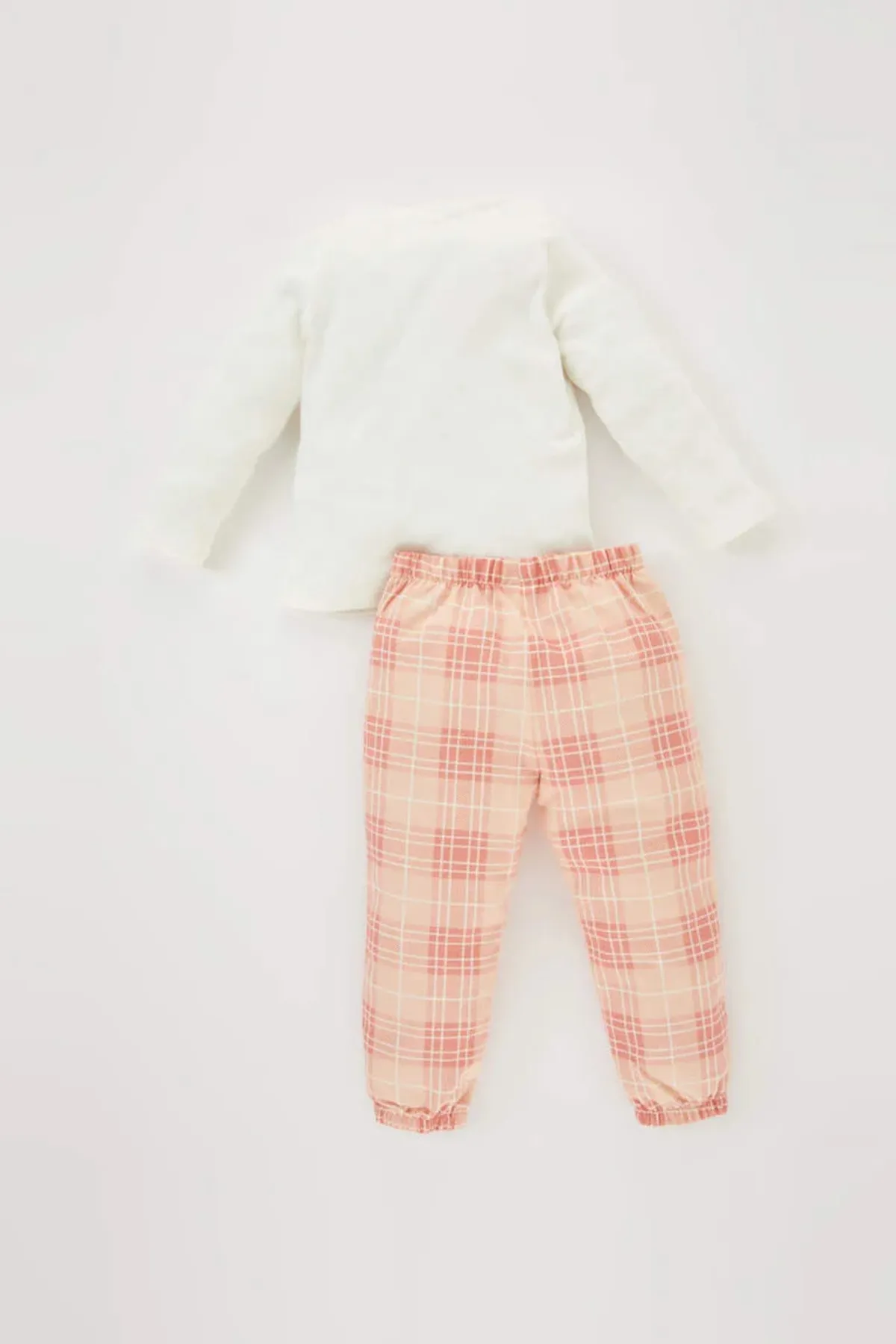 DeFacto  Kariertes Langarm-Flanell-Pyjama-Set für Mädchen