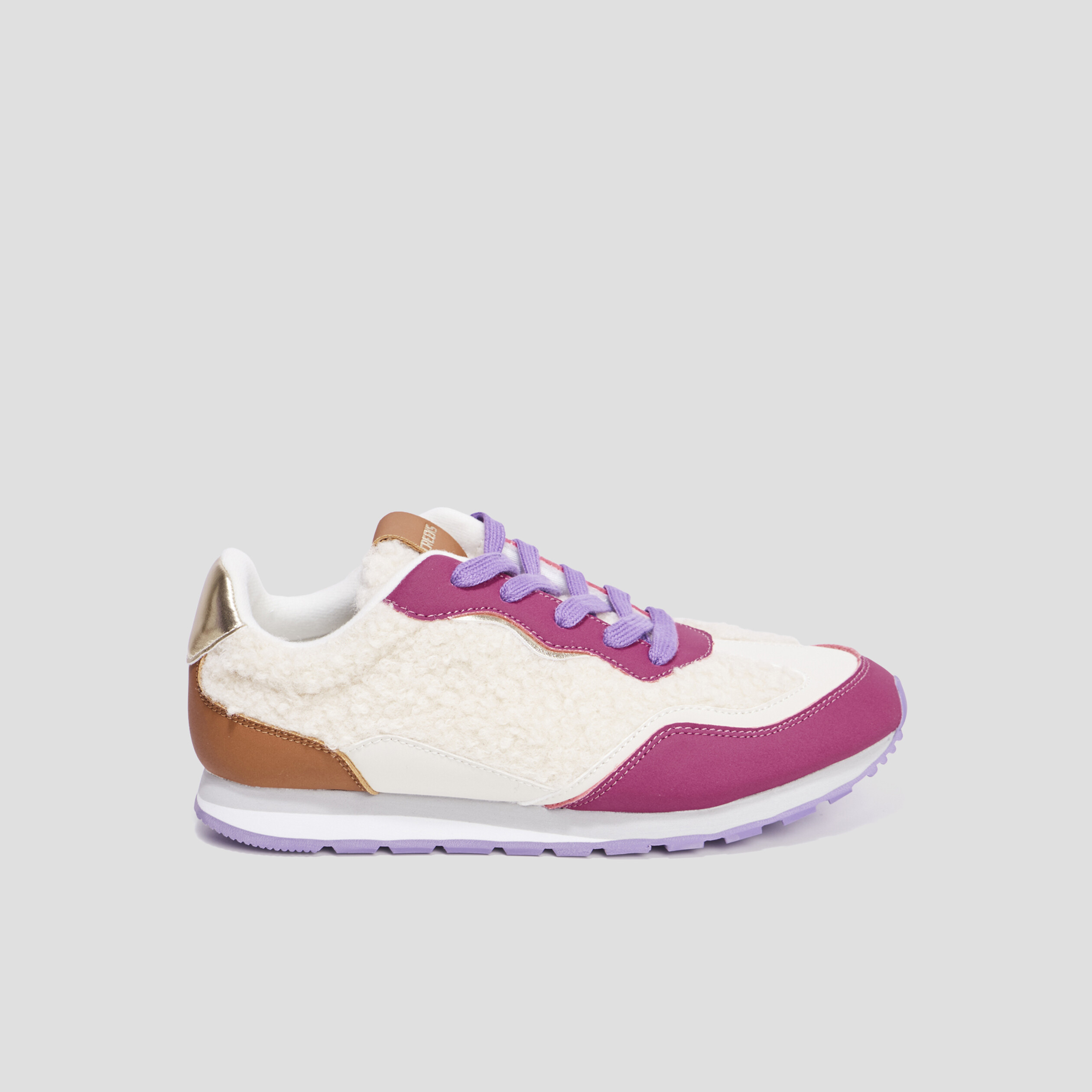 Baskets running laine de mouton Creeks multicolore femme | La Halle