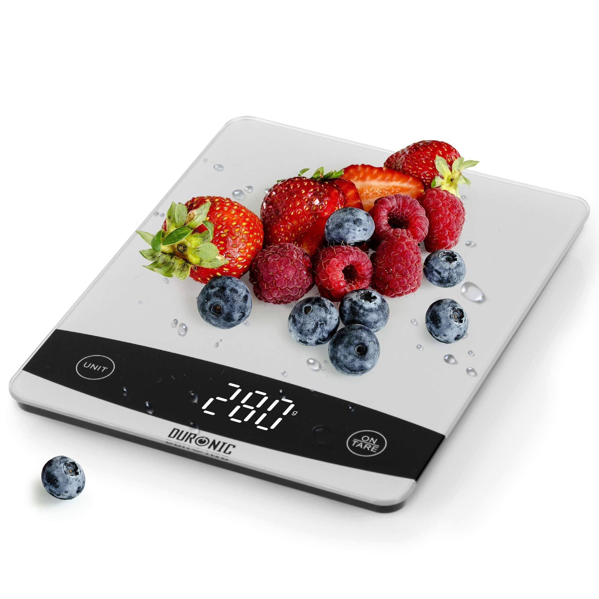 Duronic Küchenwaage, KS1009 Küchenwaage, 10 kg Digitalwaage, 1 g grammgenau Feinwaage