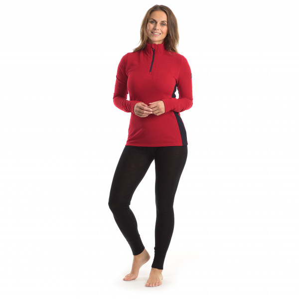 We Norwegians - Women's Tryvann Colblock Zipup - Merinounterwäsche