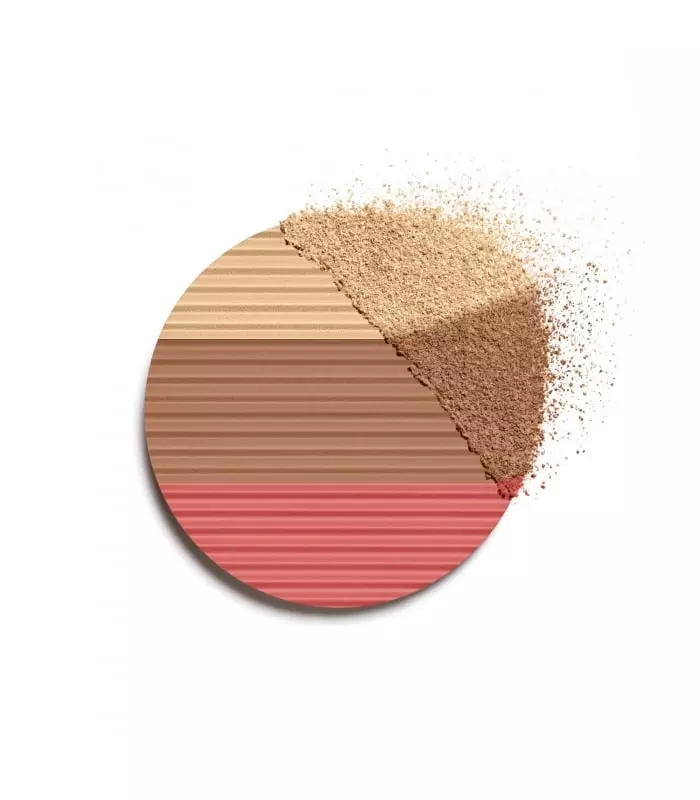 LES BEIGES Harmonie de trois poudres belle mine, poudre bronzante, blush et enlumineur