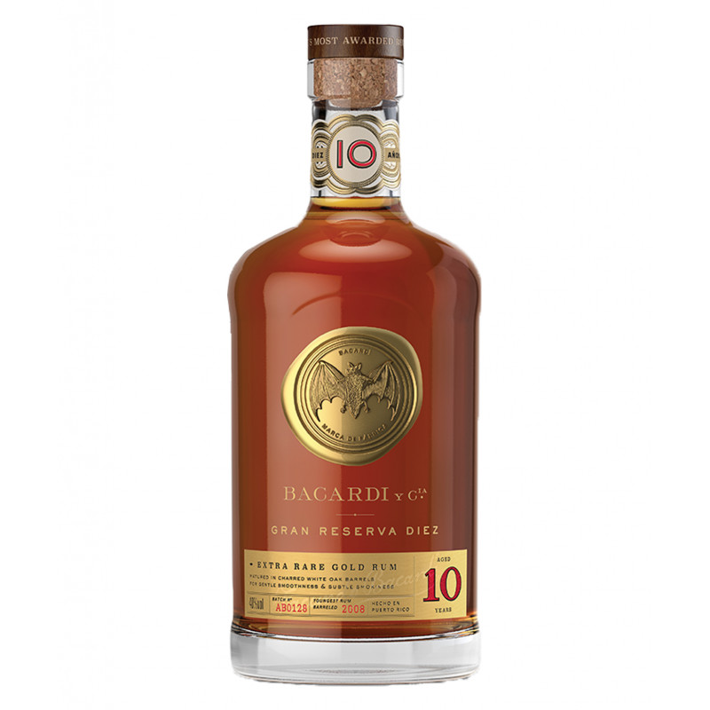 Bacardi Gran Reserva Diez 10 Ans