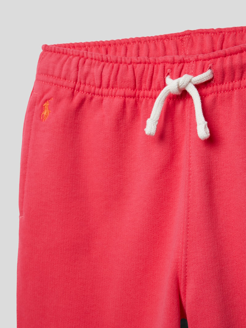 Sweatpants mit Label-Stitching Modell 'ATHLETIC' in pink
