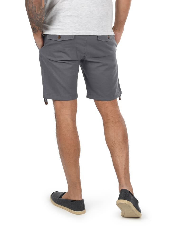 INDICODE Leinenhose IDMoses 70052MM kurze Hose aus Leinenqualität in Grau günstig kaufen