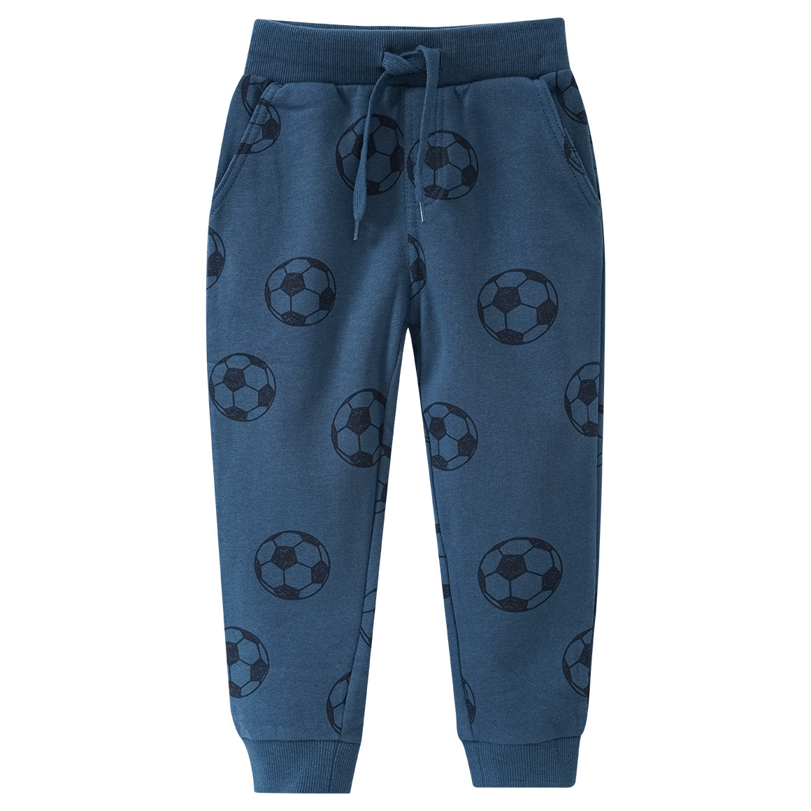 2 Jungen Jogginghosen mit Fußball-Print