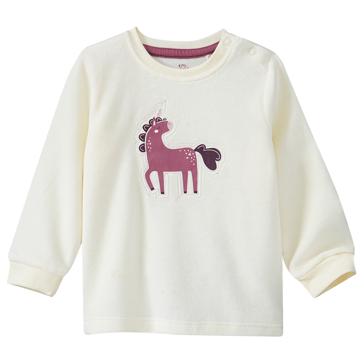 Baby Schlafanzug mit Einhorn-Applikation