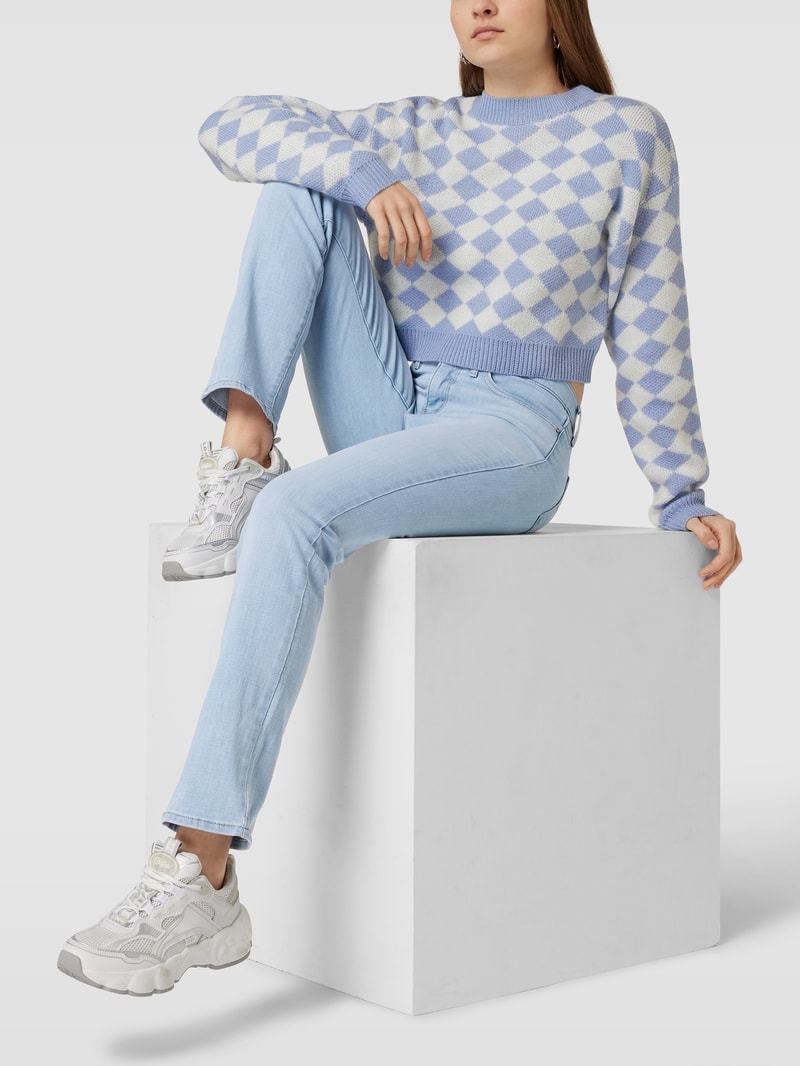 Jeans mit Label-Patch Modell 314™ SHAPING STRAIGHT in hellblau
