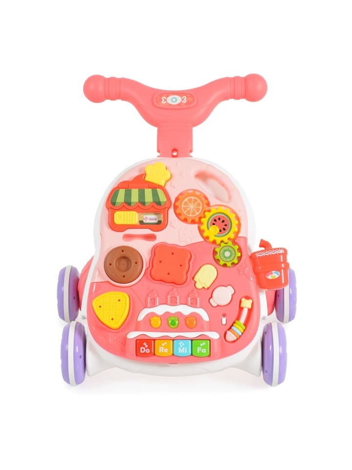 Moni Lauflernwagen 2 in 1 Korb in rosa günstig kaufen onesize