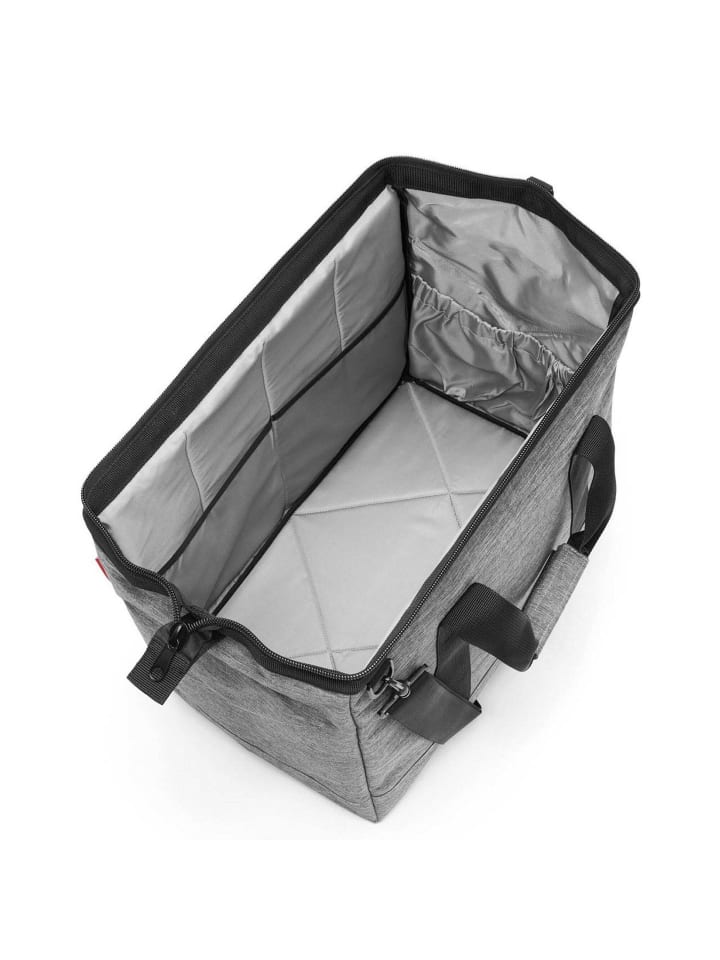 Reisenthel travelling allrounder L - Reisetasche 48 cm (glossy dots black) in twist silver günstig kaufen onesize
