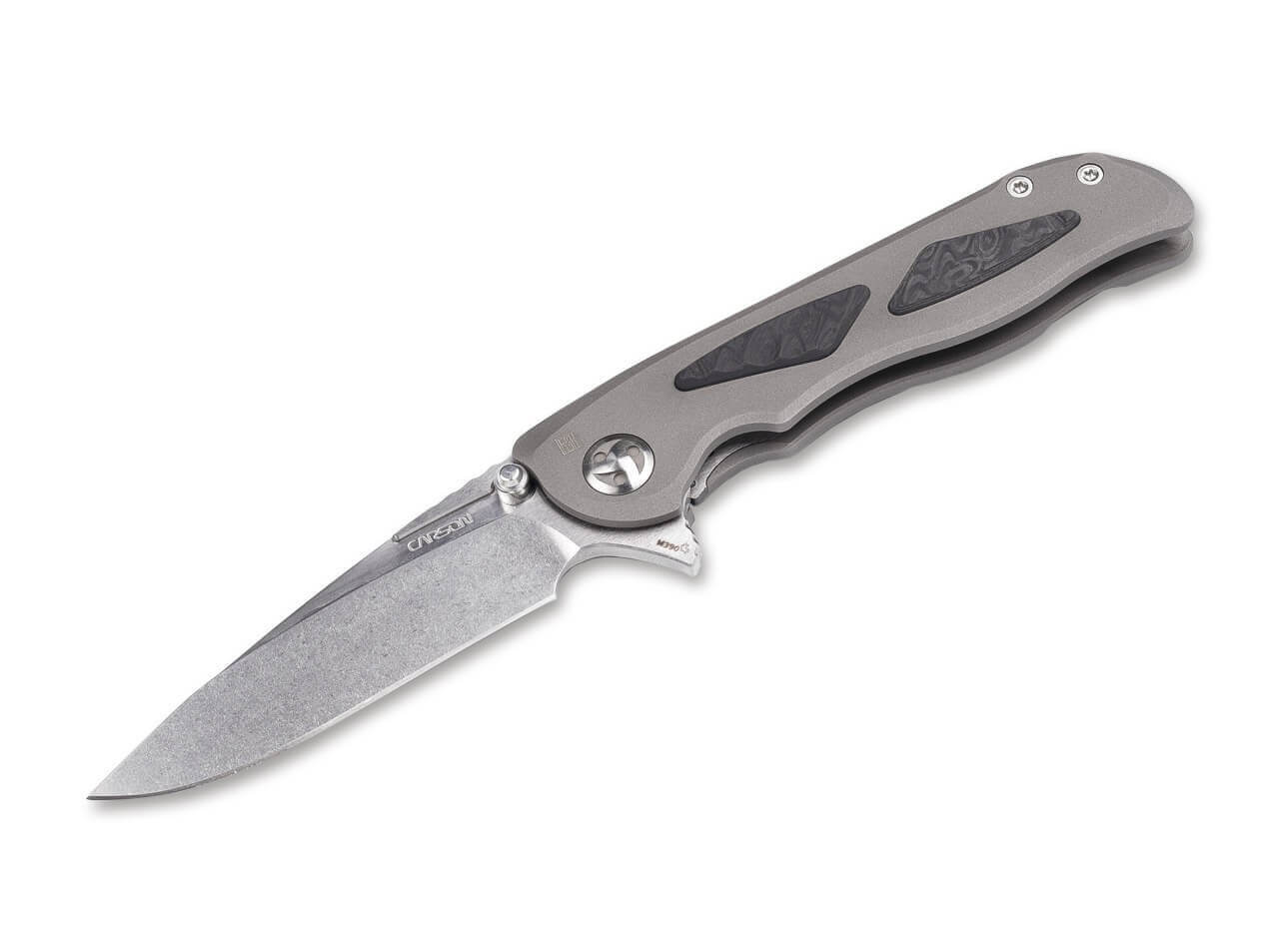 Harrier M390 Titan CF Grey