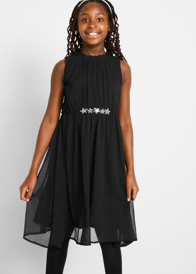 Festliches Mädchen Kleid mit Pailletten