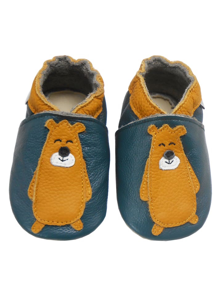 Yalion Baby Krabbelschuhe in Bär Grün günstig kaufen