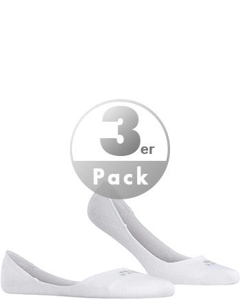 Falke, Serie Cool 24/7, Füsslinge, Bio Baumwolle, weiß